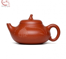 Ấm tử sa cà đoạn khoáng long huyết sa 220ml ATS162