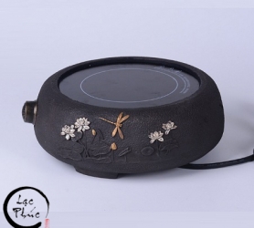 Bếp đun ấm tetsubin bằng gang hồng ngoại hoạ tiết bền đẹp BG03