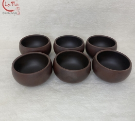 Chén trà tử sa nê hưng trơn 50ml CNH01
