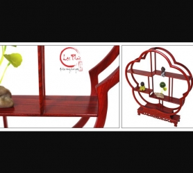 Kệ gỗ mini trưng bày KE04