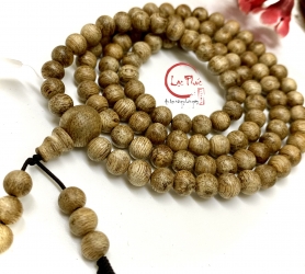Chuỗi Dây 108 hạt Trầm Banh Thiên Nhiên VN cao cấp 6li BG6