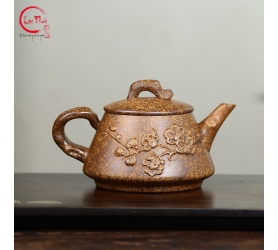 Ấm tử sa thạch biều mai hoa đẹp khoáng đoàn nê 350ml ATS171