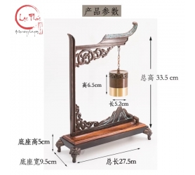 Lư đồng treo cổ điển tháp sen xông nhang trầm cao cấp LDT9