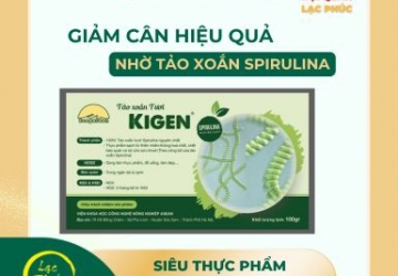 Giảm cân hiệu quả nhờ tảo xoắn Spirulina