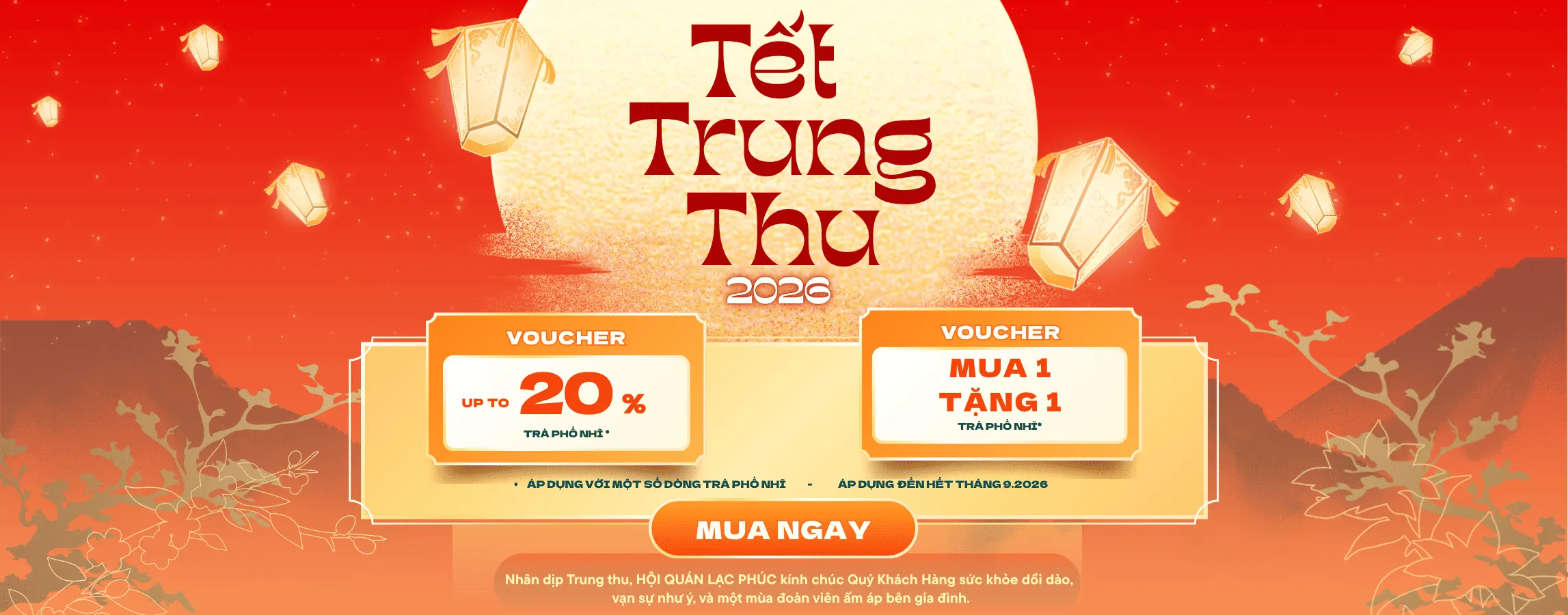 Chương trình khuyến mãi Tết Trung Thu 2026 
