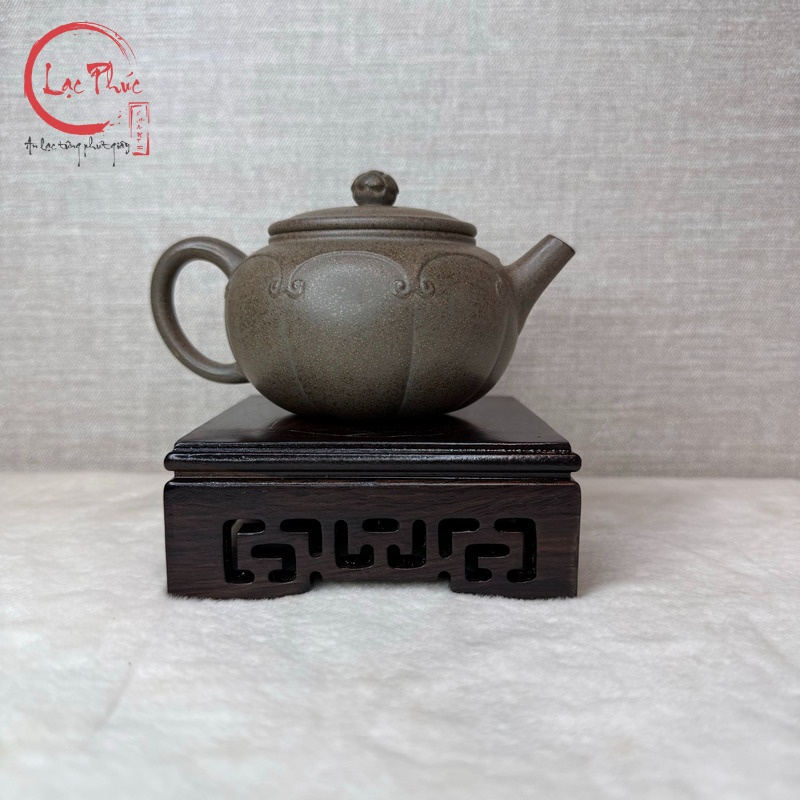 Ấm tử sa phỏng cổ như ý thanh khôi nê 180ml ATS472-2