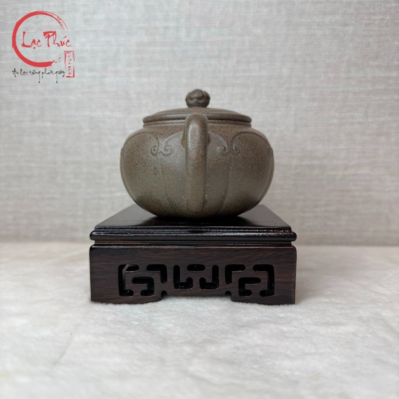 Ấm tử sa phỏng cổ như ý thanh khôi nê 180ml ATS472-2
