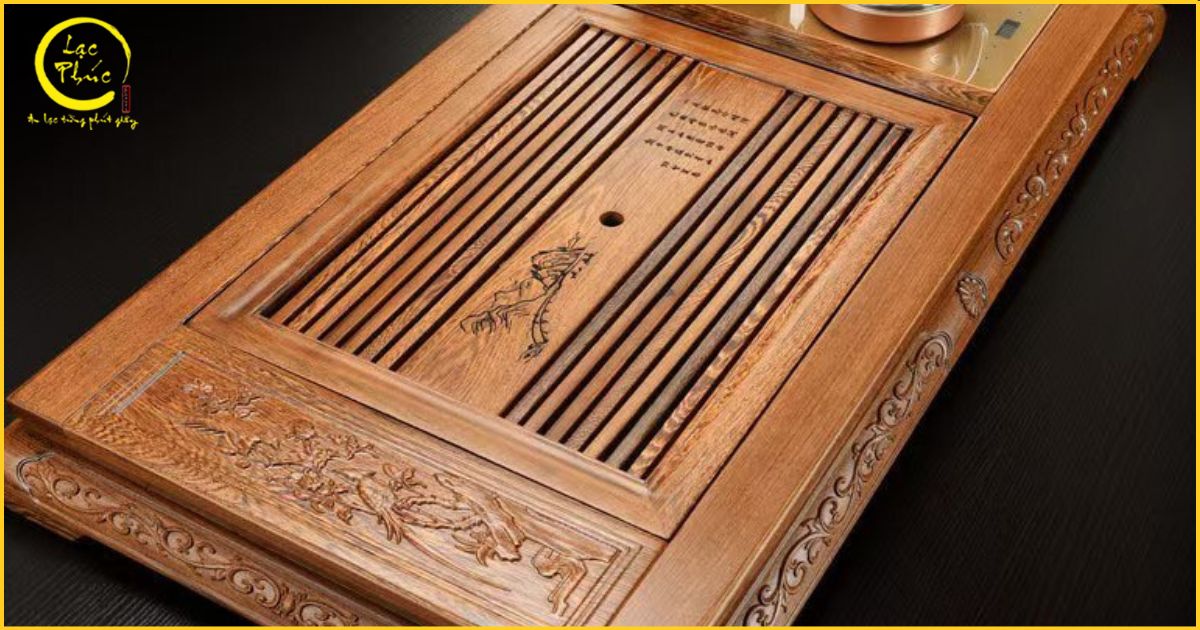 Bảo quản và vệ sinh khay trà gỗ đúng cách