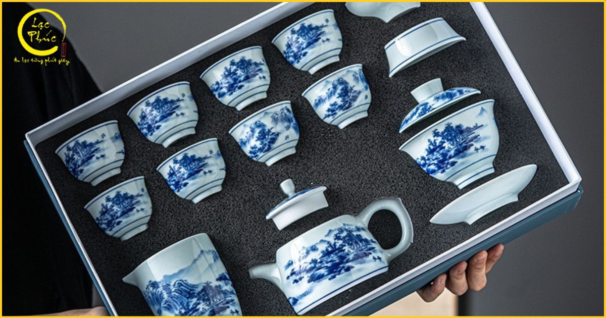 Các loại bộ ấm trà sứ phổ biến