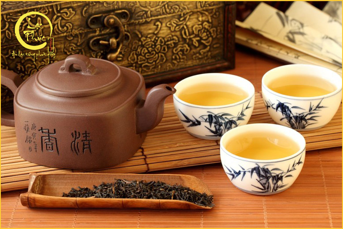 Chuẩn bị trước khi pha trà Ô Long Sâm Ngọc Linh
