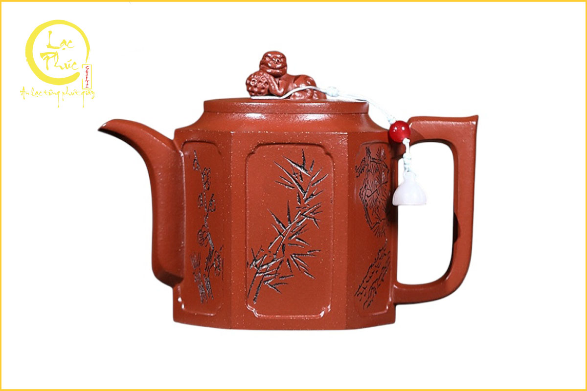 Đặc điểm hình khối của ấm tử sa lục phương